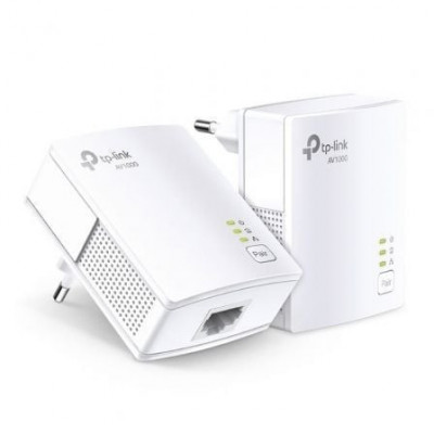 Adaptador Powerline TPLink TL-PA7017Kit 1000Mbps/ Alcance 300m/ Pack de 2