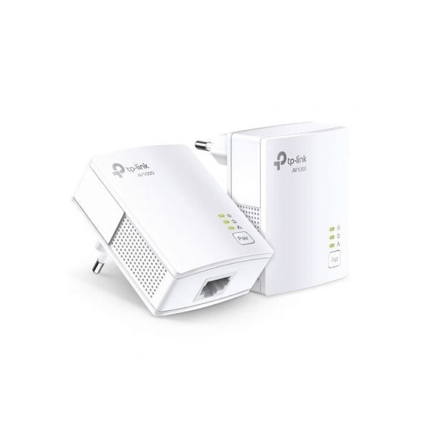 Adaptador Powerline TPLink TL-PA7017Kit 1000Mbps/ Alcance 300m/ Pack de 2