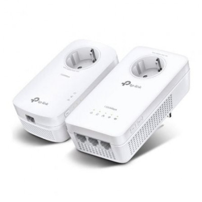 Adaptador Powerline TPLink AV1300 1300Mbps/ Alcance 300m/ Pack de 2