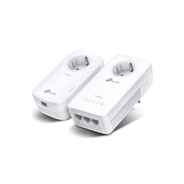 Adaptador Powerline TPLink AV1300 1300Mbps/ Alcance 300m/ Pack de 2