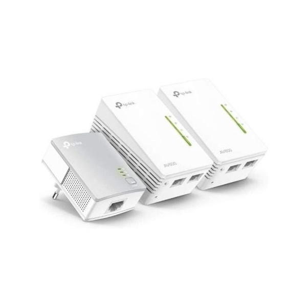 Adaptador Powerline TPLink WPA4220TKit 500Mbps/ Alcance 300m/ Pack de 3