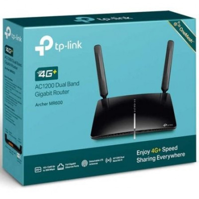 Router Inalámbrico 4G TP-Link Archer MR600 1200Mbps 2.4GHz 5GHz/ 2 Antenas/ WiFi 802.11a/n/ac - b/g/n