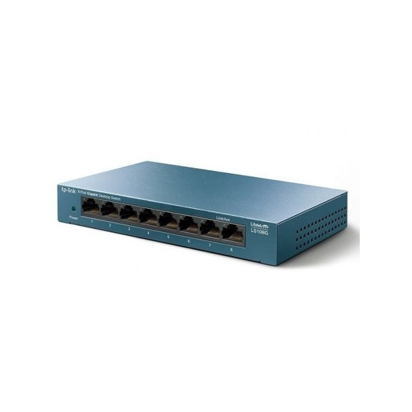 Switch TP-Link LS108G 8 Puertos/ RJ-45 10/100/1000