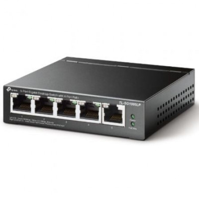 Switch TP-Link TL-SG1005LP 5 Puertos/ RJ-45 10/100/1000/ PoE