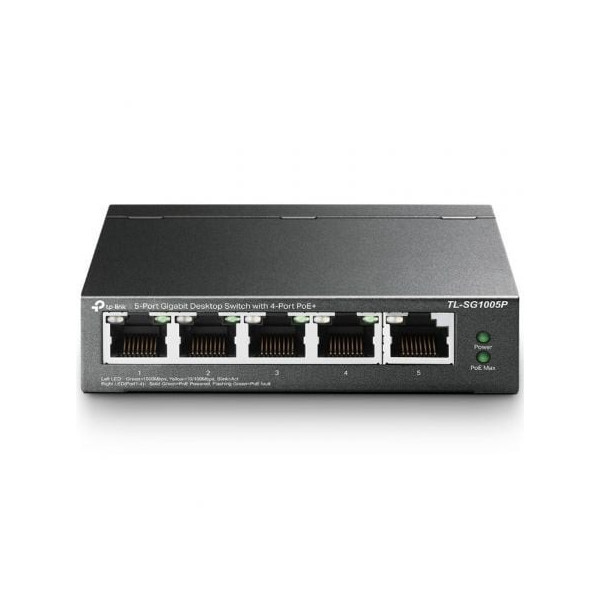 Switch TP-Link TL-SG1005P 5 Puertos/ RJ-45 10/100/1000 PoE