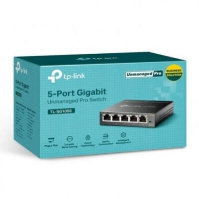 Switch TP-Link Easy Smart TL-SG105E 5 Puertos/ RJ-45 10/100/1000