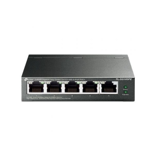 Switch TP-Link TL-SG105PE 5 Puertos/ RJ-45 10/100/1000 PoE