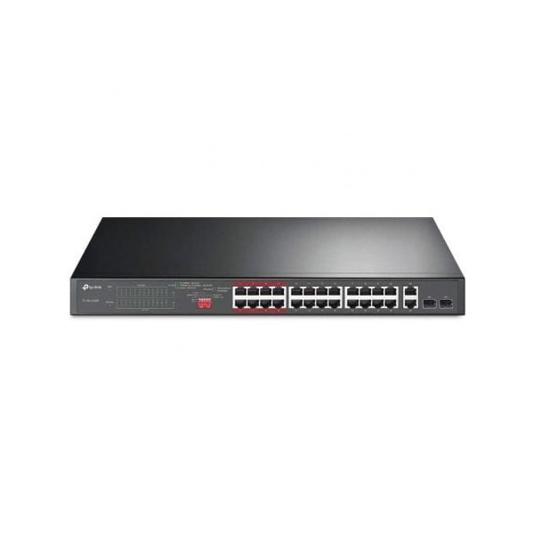 Switch TP-Link TL-SL1226P 26 Puertos/ RJ-45 10/100/1000 PoE/ SFP