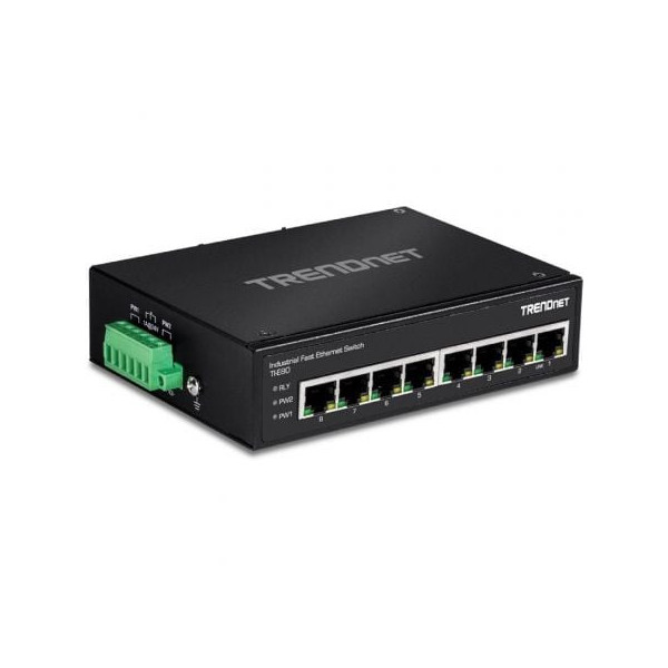 Switch TRENDnet TI-E80 8 Puertos/ RJ-45 Gigabit 10/100