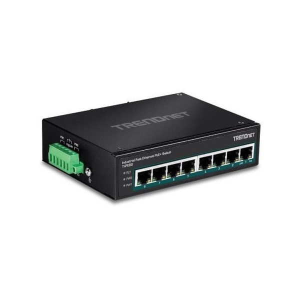 Switch TRENDnet TI-PE80 8 Puertos/ RJ-45 Gigabit 10/100 PoE