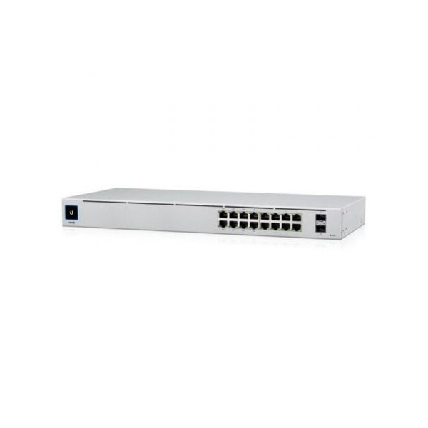 Switch Gestionable Ubiquiti USW-16-POE 16 Puertos/ RJ-45 Gigabit 10/100/1000 / SFP/ PoE