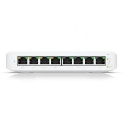 Switch Ubiquiti USW-LITE-8-POE/ 8 Puertos/ RJ45 10/100/1000 PoE