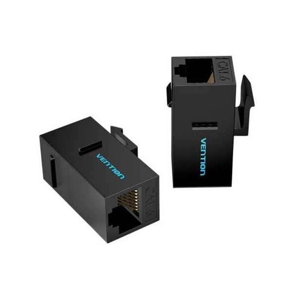 Adaptador Conector RJ45 IPGB0-5 Cat6 UTP/ RJ45 Hembra - RJ45 Hembra/ 5 uds/ Negro