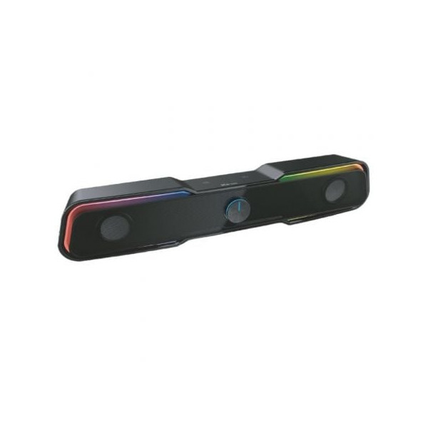 Barra de Sonido con Bluetooth Droxio Nessye RGB/ 10W/ 2.0/ Negra