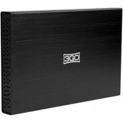 Caja Externa para Disco Duro de 2.5" 3GO HDD25BK12/ USB 2.0