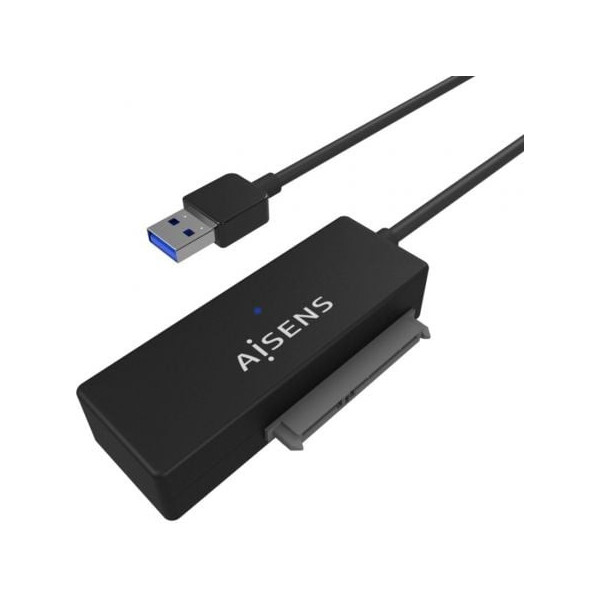 Adaptador para Discos Duros 2.5"/3.5" Aisens ASE-35A01B/ USB 3.0 - SATA/ con Alimentador