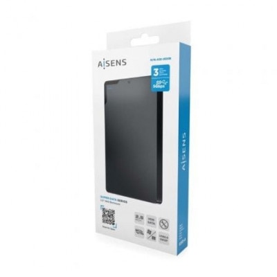 Caja Externa para Disco Duro de 2.5" Aisens ASE-2520B/ USB 3.1/ Sin tornillos