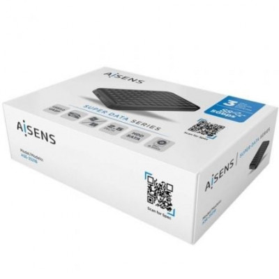 Caja Externa para Disco Duro de 2.5" Aisens ASE-2521B/ USB 3.1/ Sin tornillos