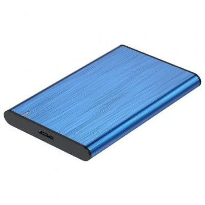 Caja Externa para Disco Duro de 2.5" Aisens ASE-2525BLU/ USB 3.1/ Sin tornillos