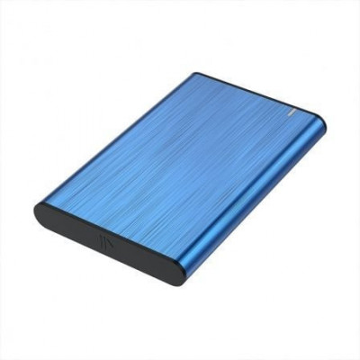 Caja Externa para Disco Duro de 2.5" Aisens ASE-2525BLU/ USB 3.1/ Sin tornillos