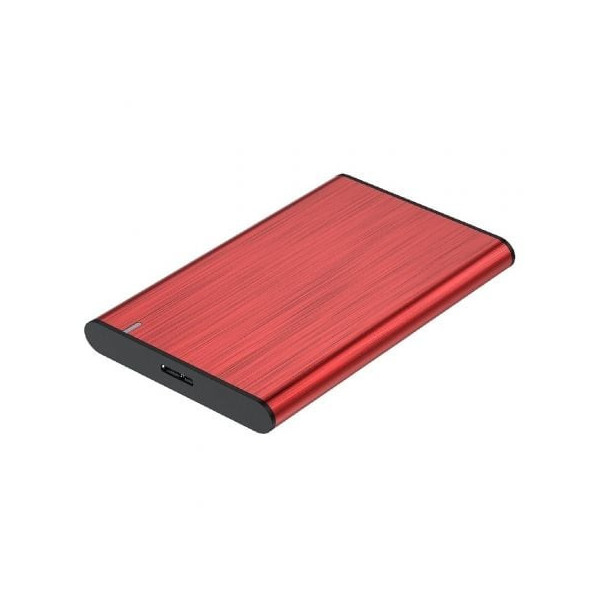 Caja Externa para Disco Duro de 2.5" Aisens ASE-2525RED/ USB 3.1/ Sin tornillos