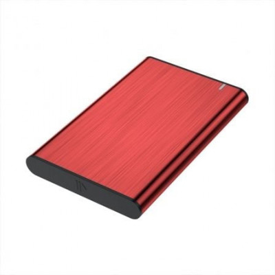 Caja Externa para Disco Duro de 2.5" Aisens ASE-2525RED/ USB 3.1/ Sin tornillos