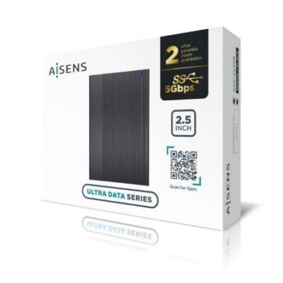 Caja Externa para Disco Duro de 2.5" Aisens ASE-2532B/ USB 3.1 Gen1