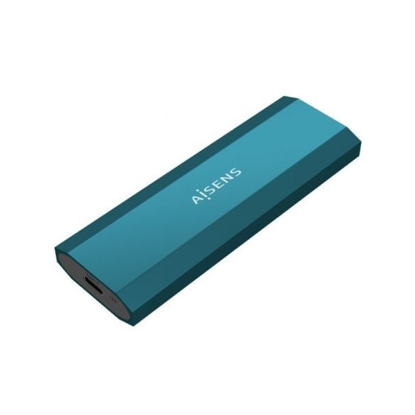 Caja Externa para Disco SSD M.2 SATA/NVMe Aisens ASM2-019BLU/ USB 3.1/ Sin tornillos