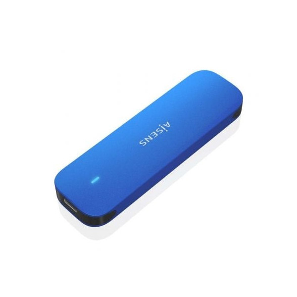 Caja Externa para Disco SSD M.2 NVMe Aisens ASM2-026BLU/ USB 3.2/ Sin tornillos