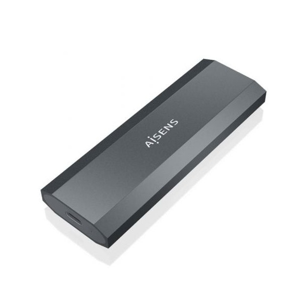 Caja Externa para Disco SSD M.2 NGFF Aisens ASM2-029GR/ USB 3.2/ Sin tornillos