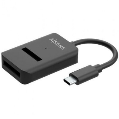 Dock USB Tipo-C para SSD M2 SATA/NVMe NGFF Aisens ASUC-M2D011-BK/ Negro