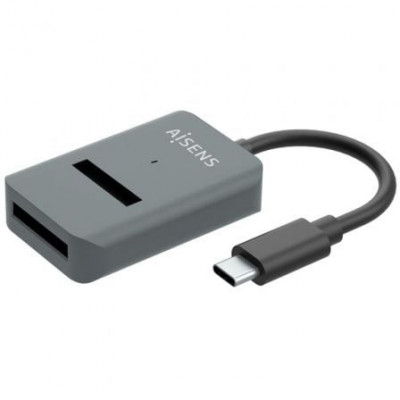 Dock USB Tipo-C para SSD M2 SATA/NVMe NGFF Aisens ASUC-M2D012-GR/ Gris