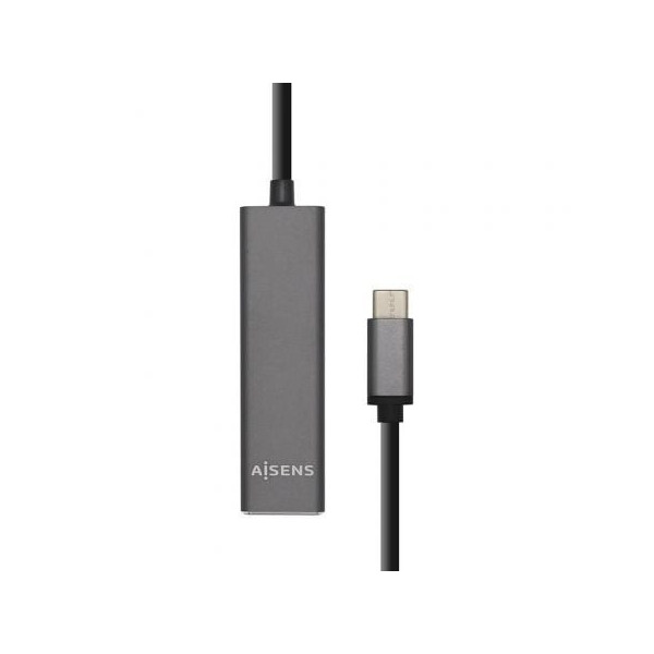 Hub USB Tipo-C Aisens A109-0403/ 4xUSB