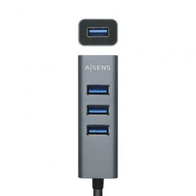 Hub USB Tipo-C Aisens A109-0508/ 4xUSB