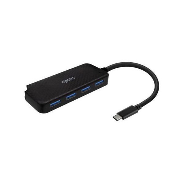 Hub USB Tipo-C Aisens A109-0715/ 4xUSB