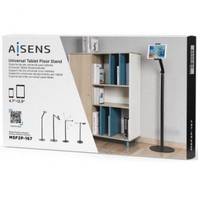 Soporte de Suelo para Tablet Aisens MSF2P-167/ Negro