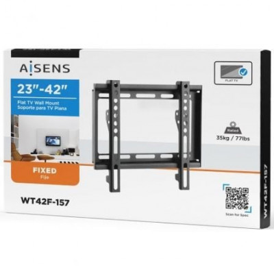 Soporte de Pared Fijo Aisens WT42F-157 para TV de 32-42"/ hasta 35kg