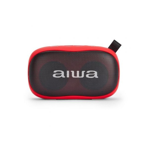 Altavoz con Bluetooth Aiwa BS-110RD/ 10W/ 2.0/ Rojo