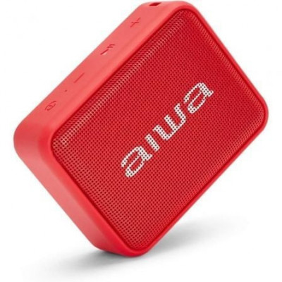 Altavoz con Bluetooth Aiwa BS-200RD/ 6W/ 1.0/ Rojo