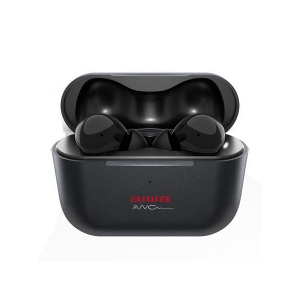 Auriculares Bluetooth Aiwa EBTW-888ANC con estuche de carga/ Autonomía 4h/ Negros