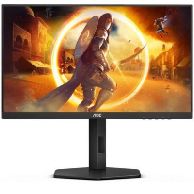 Monitor Gaming AOC 24G4X 23.8"/ Full HD/ 0.5ms/ 180Hz/ IPS/ Regulable en altura/ Multimedia/ Negro