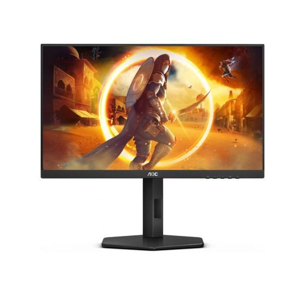 Monitor Gaming AOC 24G4X 23.8"/ Full HD/ 0.5ms/ 180Hz/ IPS/ Regulable en altura/ Multimedia/ Negro