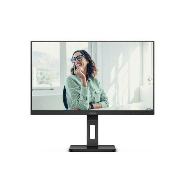 Monitor Profesional AOC 24P3CV 23.8"/ Full HD/ Multimedia/ Regulable en altura/ Negro