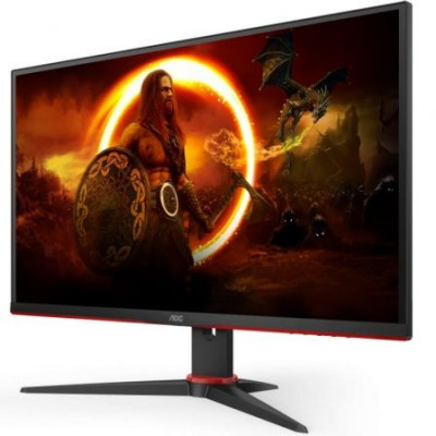 Monitor Gaming AOC 27G2SPAE/BK 27"/ Full HD/ 1ms/ 165Hz/ IPS/ Multimedia/ Negro y Rojo