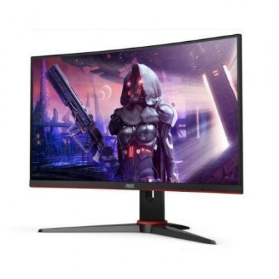 Monitor Gaming Curvo AOC C24G2AE 23.6"/ Full HD/ 1ms/ 165Hz/ VA/ Multimedia/ Negro