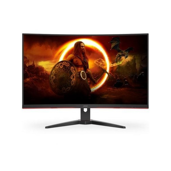 Monitor Gaming Curvo AOC CQ32G2SE/BK 31.5"/ QHD/ 1ms/ 165Hz/ VA/ Multimedia/ Negro