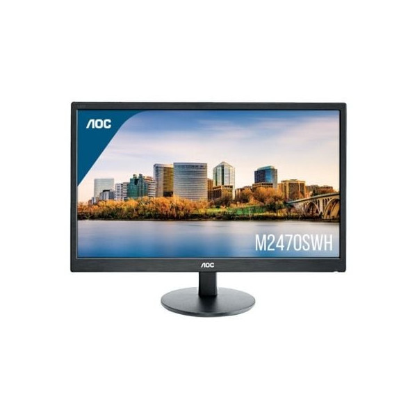 Monitor AOC M2470SWH 23.6"/ Full HD/ Multimedia/ Negro