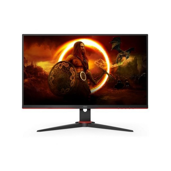 Monitor Gaming AOC Q27G2E/BK 27"/ QHD/ 1ms/ 144Hz/ VA/ Negro y Rojo