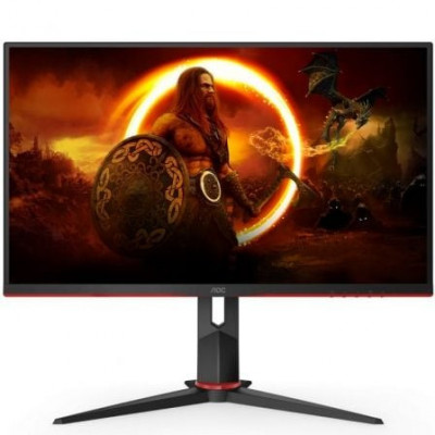 Monitor Gaming AOC Q27G2S/EU 27"/ QHD/ 1ms/ 165Hz/ IPS/ Regulable en altura/ Negro y Rojo