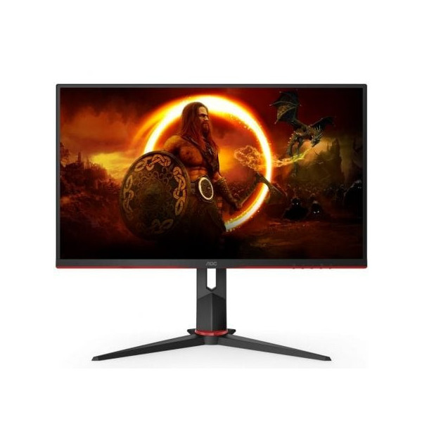 Monitor Gaming AOC Q27G2S/EU 27"/ QHD/ 1ms/ 165Hz/ IPS/ Regulable en altura/ Negro y Rojo